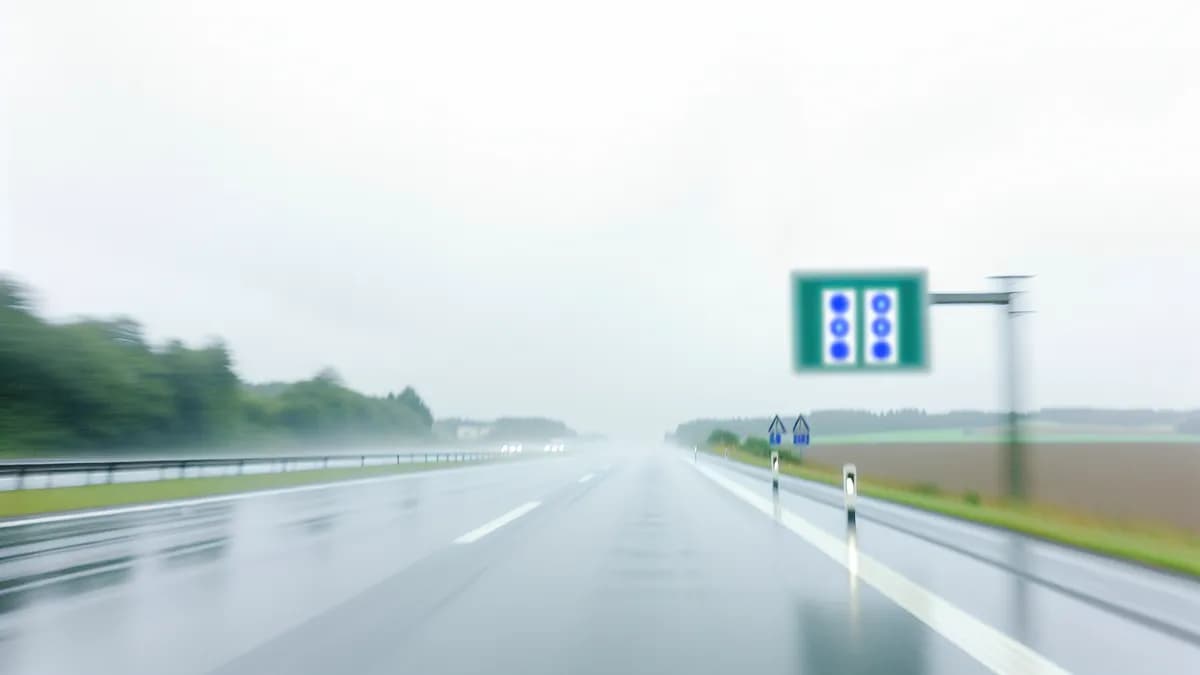 Abstandsblitzer A6 bei Satteldorf