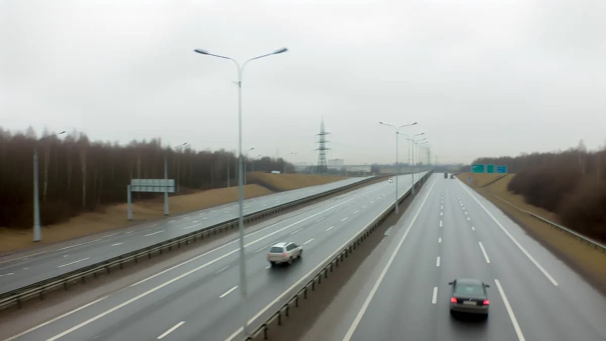 Autobahn Abstandsblitzer Messstelle Abstandsblitzer A9 bei Walpenhain (km 167,5) auf der A9