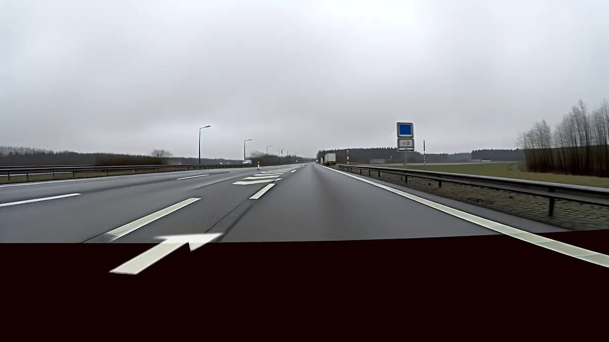 Autobahn Abstandsblitzer Messstelle Abstandsblitzer A9 Walpernheim (km 167.5) auf der A9