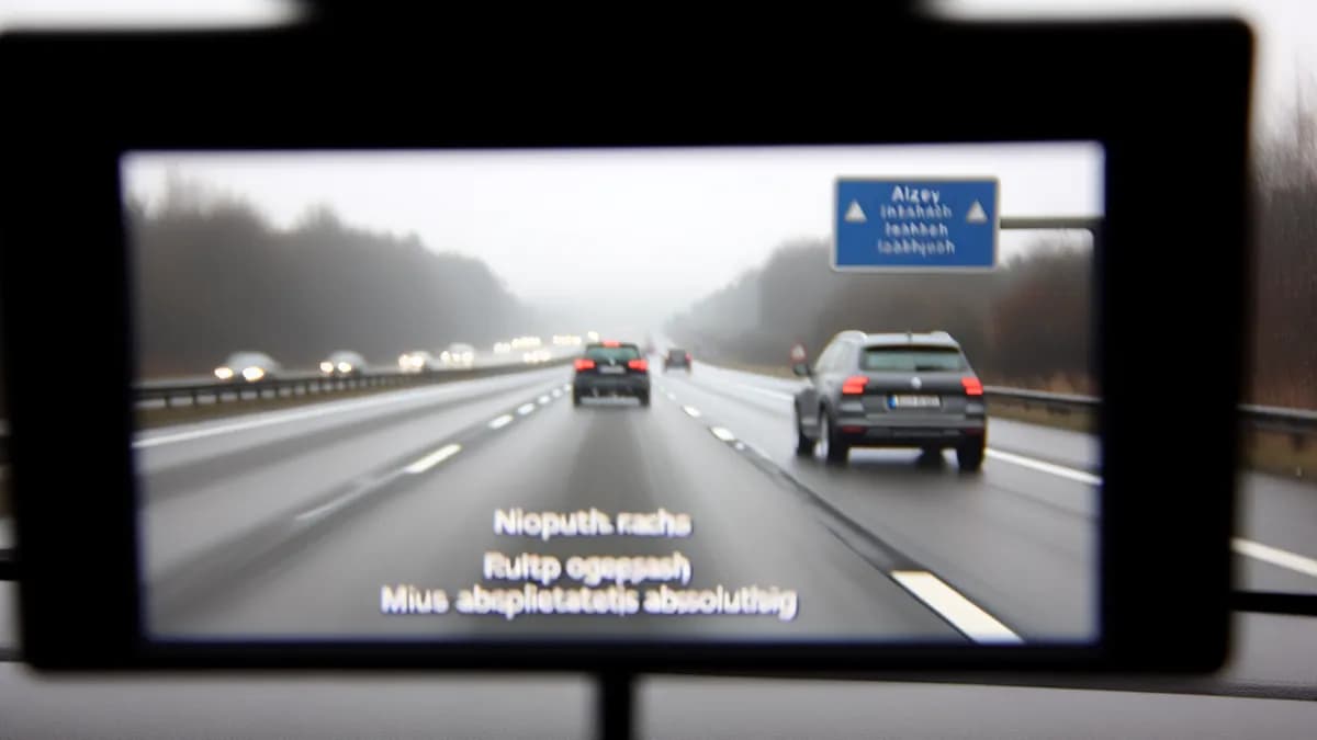 Autobahn Abstandsblitzer Messstelle Abstandsblitzer A61 Alzey, km 322.901 (FR Ludwigshafen) auf der A61