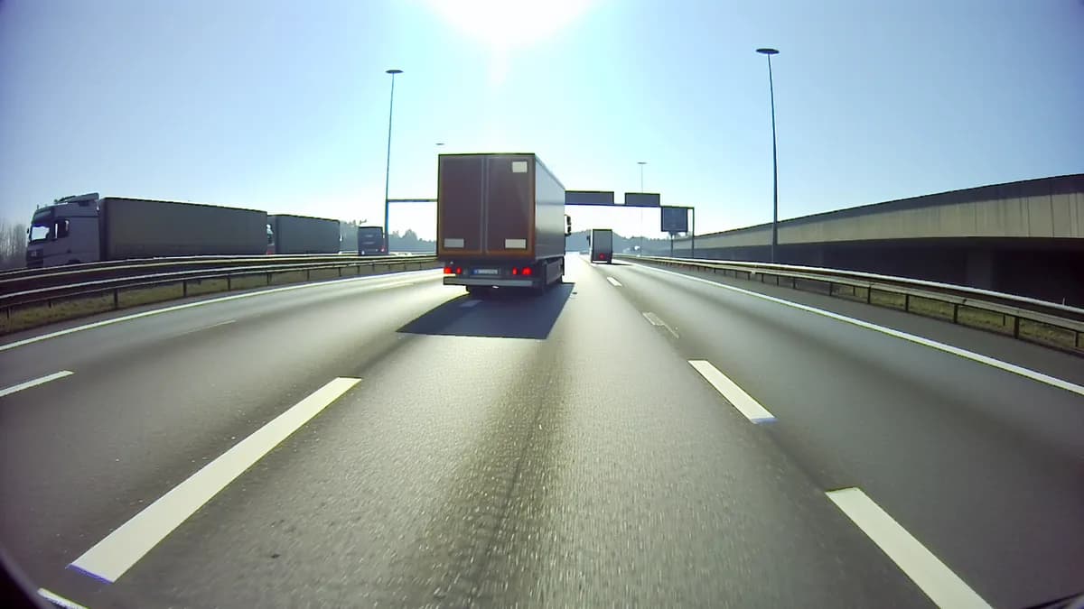 Autobahn Abstandsblitzer Messstelle Abstandsblitzer A1 Ascheberg, km 302.450, RF Bremen auf der A1