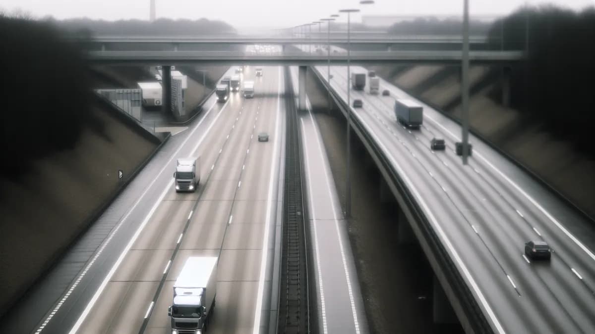 Abstandsblitzer A2 bei Ziesar, km 37.7 (FR Werder)