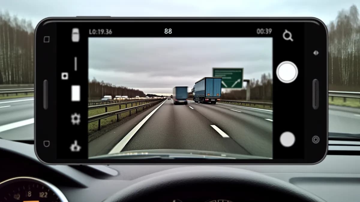 Abstandsblitzer A38 bei Bad Lauchstädt