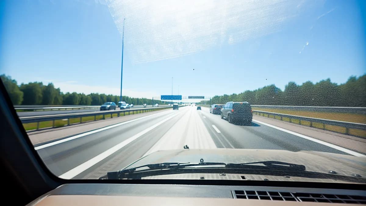 Autobahn Abstandsblitzer Messstelle Abstandsblitzer A2 bei Wendeburg, km 183.2 auf der A2