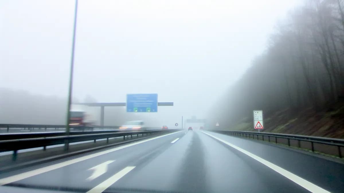 Autobahn Abstandsblitzer Messstelle Abstandsblitzer A1 bei Bakum, Kilometer 168.875 auf der A1