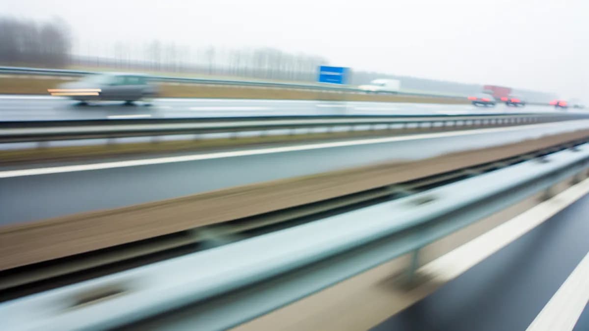 Abstandsblitzer A1 bei Bakum