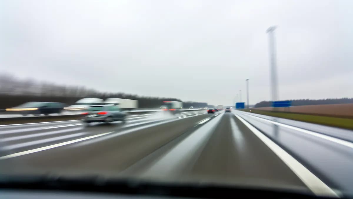 Autobahn Abstandsblitzer Messstelle Blitzer BAB 2, KM 145, 420, Fahrtrichtung RF Hannover auf der A2