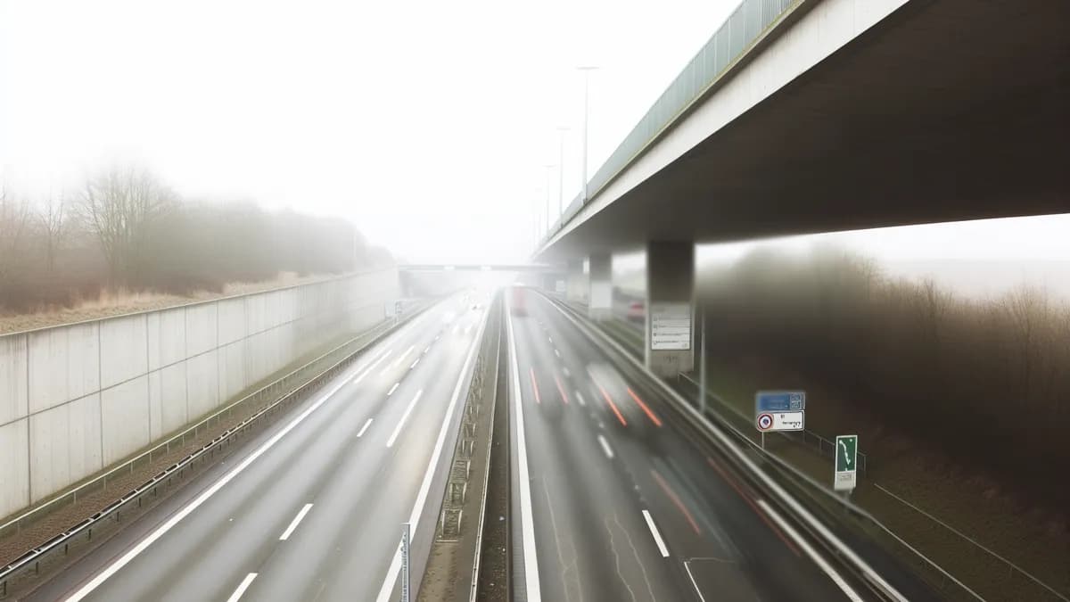 Autobahn Abstandsblitzer Messstelle Blitzer Brunnthal, A8, Ri. Salzburg, Abschnitt 1000, km 1.766 auf der A8