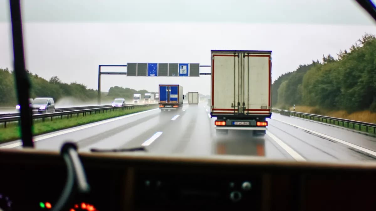 Autobahn Abstandsblitzer Messstelle Abstandsblitzer A57 Dormagen, Richtung Köln (Brückenmessung) auf der A57