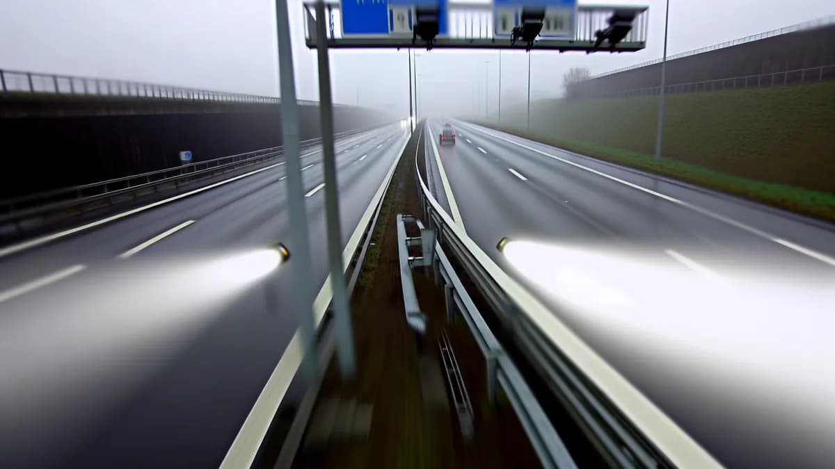 Autobahn Abstandsblitzer Messstelle Abstandsblitzer A81 bei Empfingen, km 638.9 auf der A81, Fahrtrichtung Singen