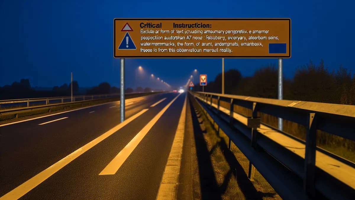 Abstandsblitzer A7 bei Felsberg