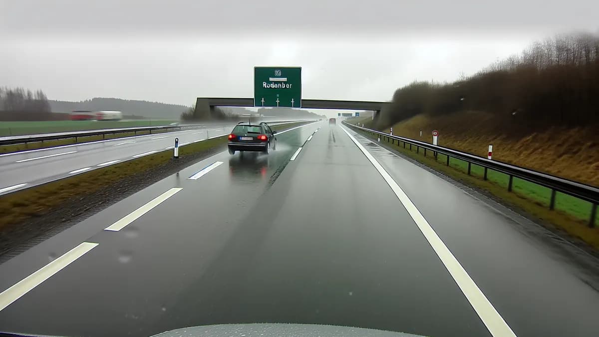 Autobahn Abstandsblitzer Messstelle Abstandsblitzer A2 Rodenberg, km 255,372 Richtung Dortmund auf der A2