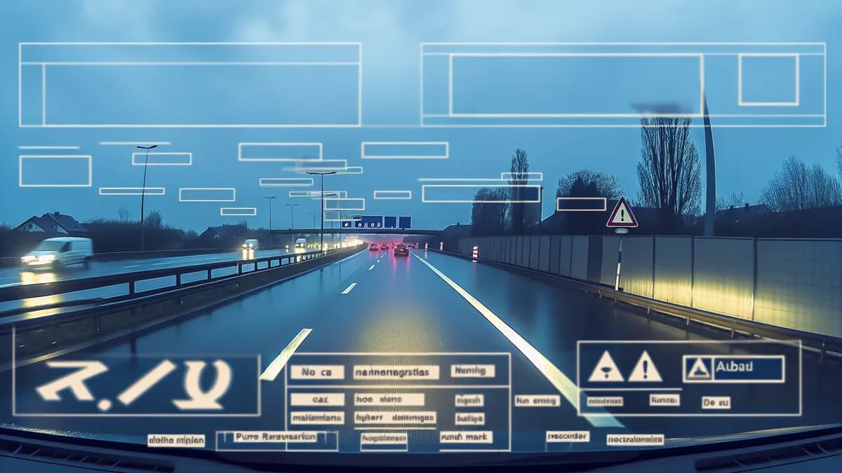 Autobahn Abstandsblitzer Messstelle Abstandsblitzer A8 Grabenstätt auf der A8, Fahrtrichtung Ost