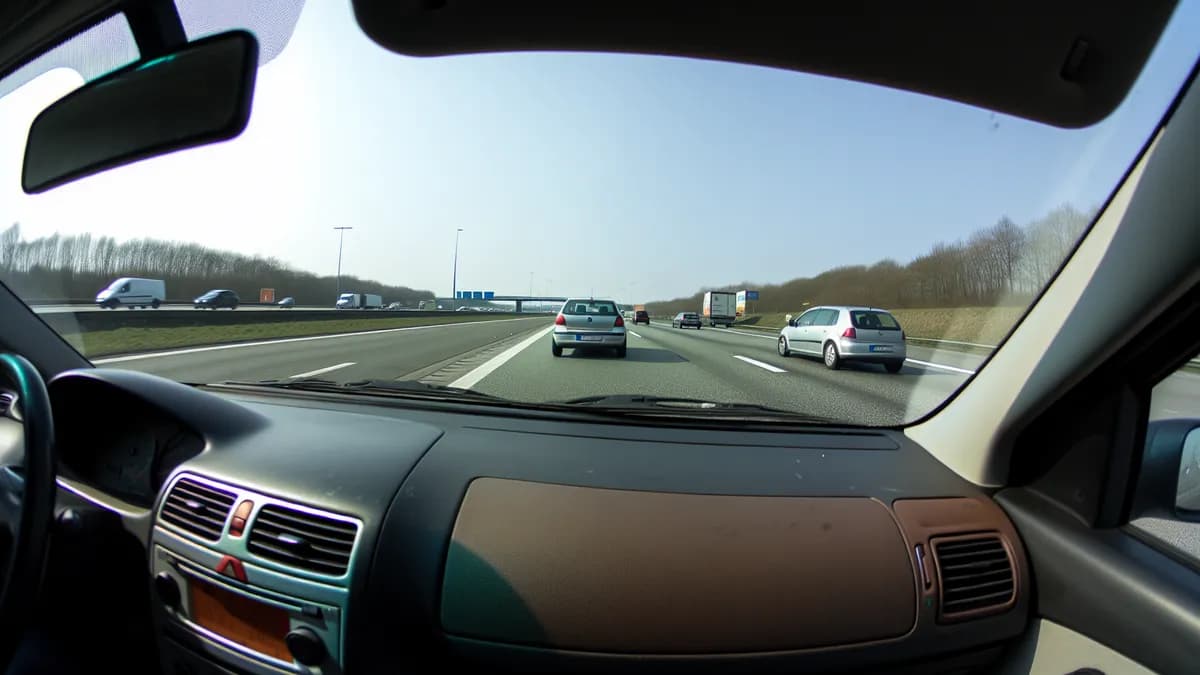 Autobahn Abstandsblitzer Messstelle Abstandsblitzer A7 bei Harsum-Asel (km 175.491) auf der A7