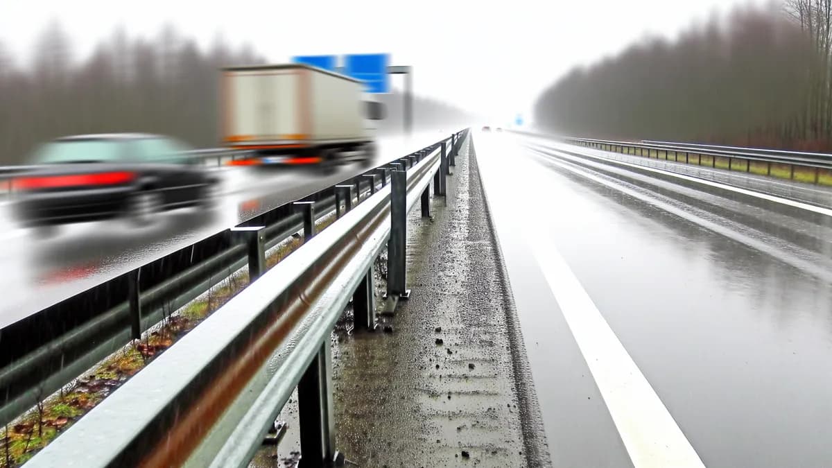 Autobahn Abstandsblitzer Messstelle Abstandsblitzer B17 Königsbrunn auf der B17