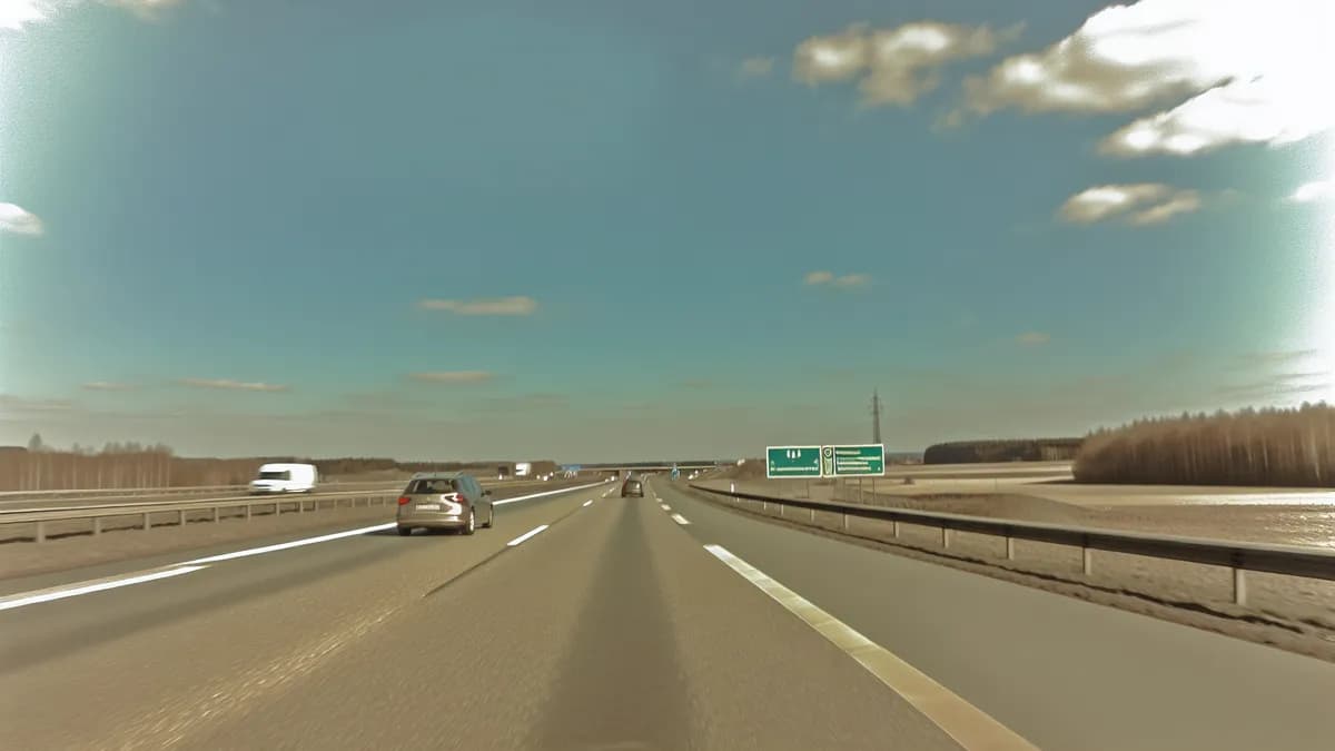 Autobahn Abstandsblitzer Messstelle Abstandsblitzer A 24 bei Ludwigslust-Parchim, Km 66.458 auf der A 24