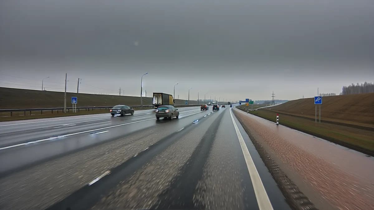 Autobahn Abstandsblitzer Messstelle Abstandsblitzer A24 bei Suckow (km 89.5) auf der A24