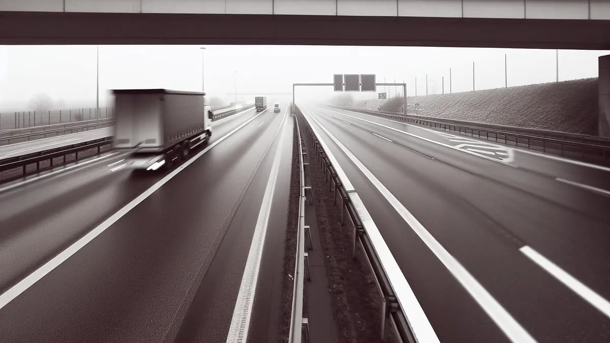 Autobahn Abstandsblitzer Messstelle Abstandsblitzer A9 Marktschorgast auf der A9 Richtung München