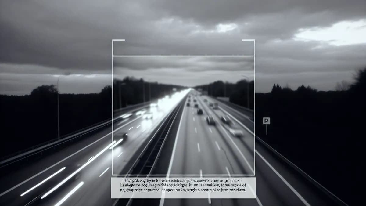 Autobahn Abstandsblitzer Messstelle Abstandsblitzer A96 bei Mindelheim auf der A96