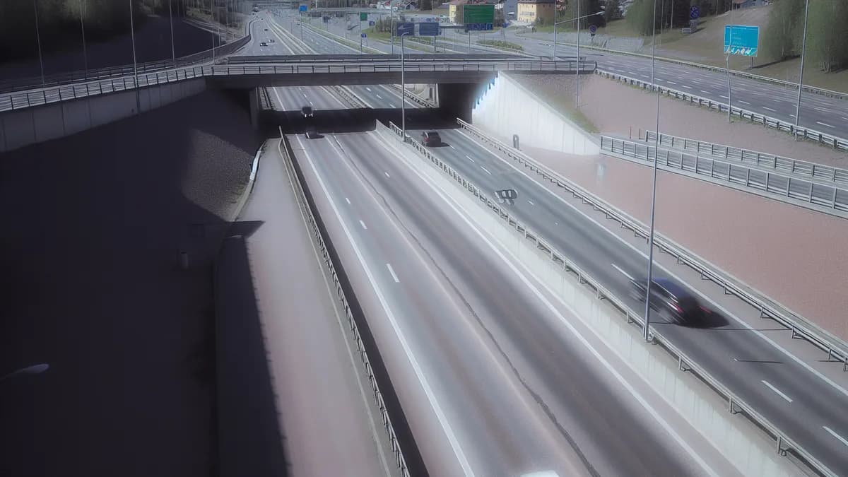 Autobahn Abstandsblitzer Messstelle Abstandsblitzer A94 München Richtung Passau bei km 1.450 auf der A94, Fahrtrichtung Passau