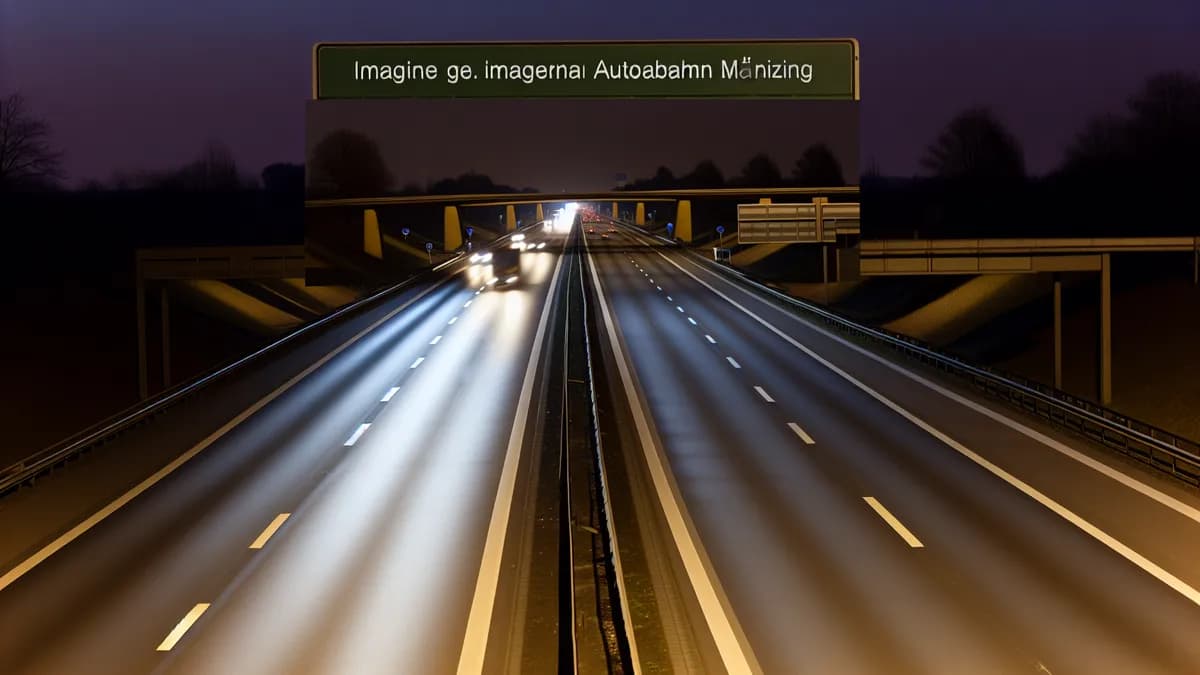 Abstandsblitzer A96 Penzing