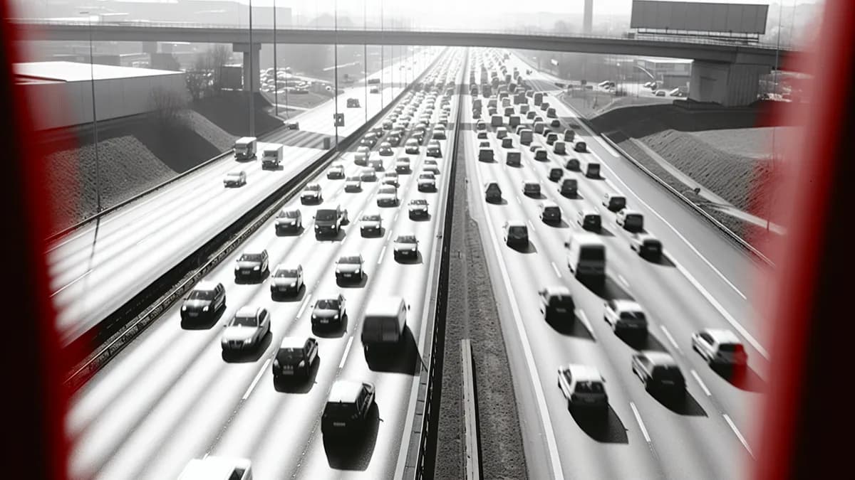 Autobahn Abstandsblitzer Messstelle Abstandsblitzer A2 Recklinghausen, km 440.763 (Richtung Hannover) auf der A2