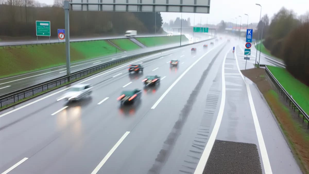Autobahn Abstandsblitzer Messstelle Abstandsblitzer A6 Satteldorf, km 703.00, FR Nürnberg-Mannheim auf der A6