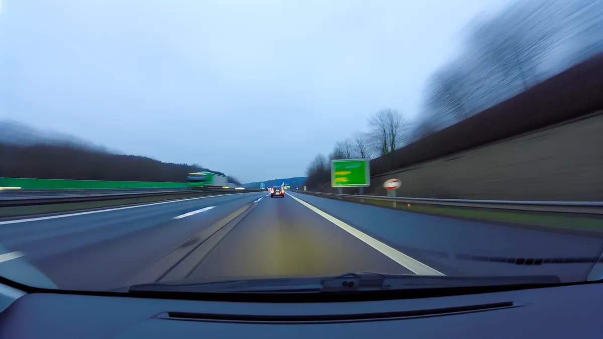 Abstandsblitzer A72 Trogen Richtung Chemnitz bei km 4.405