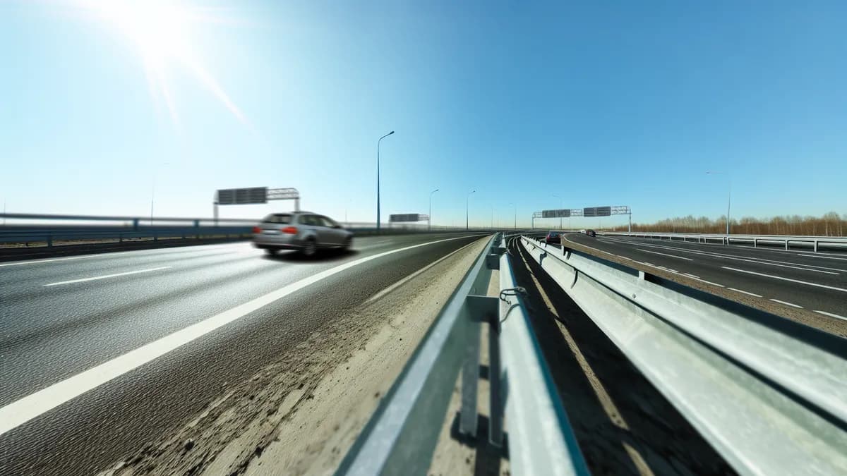 Autobahn Abstandsblitzer Messstelle Abstandsblitzer A5 bei Ubstadt-Weiher, km 600.2 auf der A5, Fahrtrichtung Basel