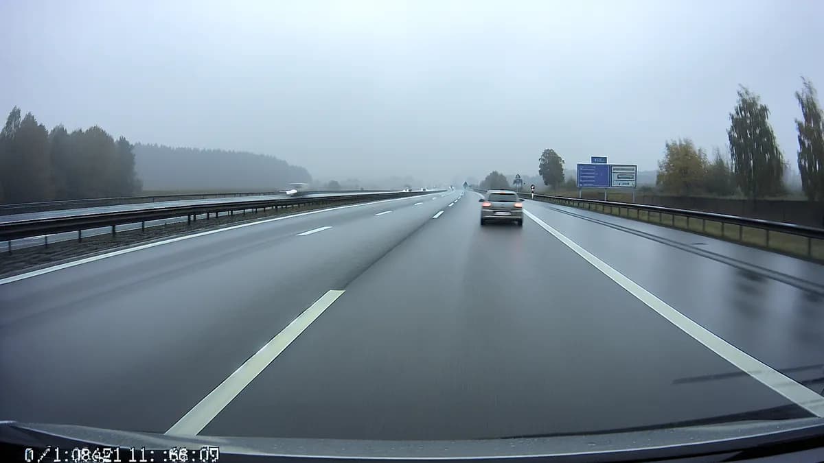 Autobahn Abstandsblitzer Messstelle Abstandsblitzer A3 Waldbrunn (Geisbergbrücke) auf der A 3