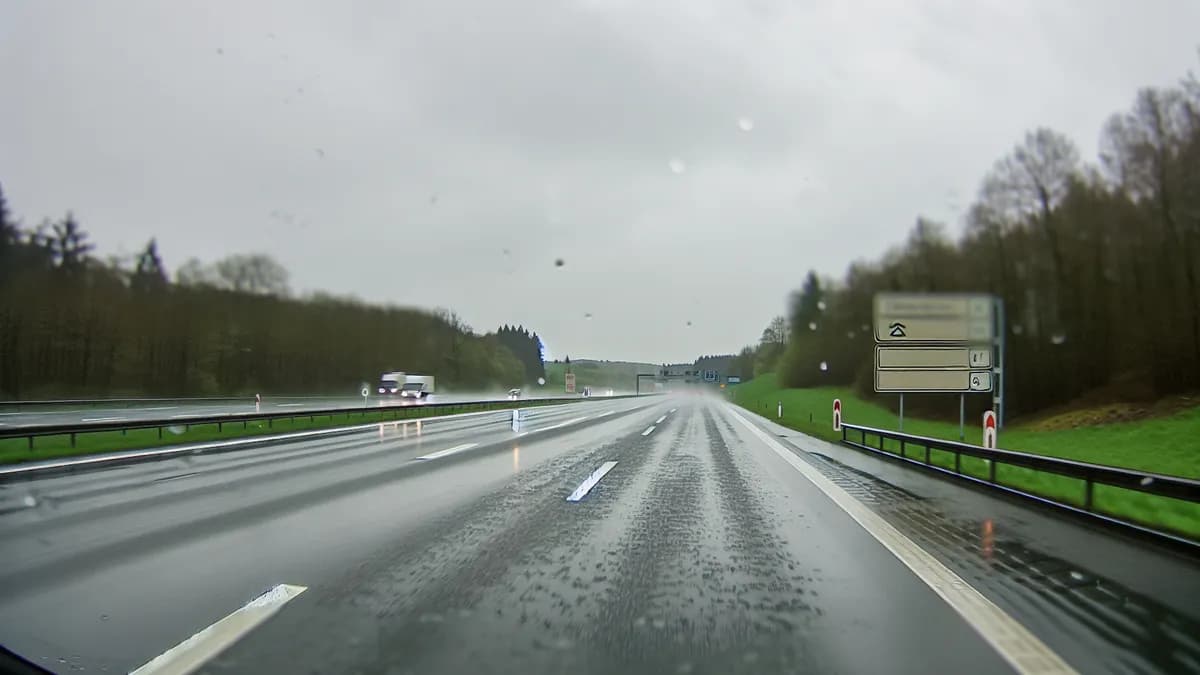 Abstandsblitzer A61 bei Waldlaubersheim, km 286.1