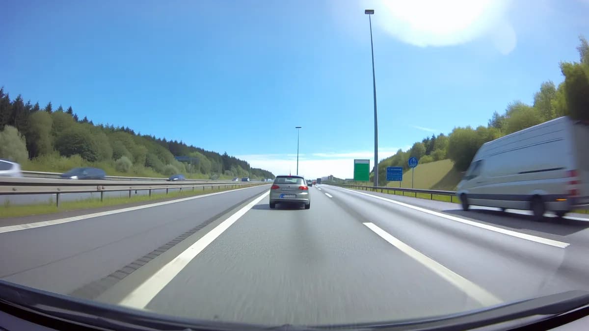 Autobahn Abstandsblitzer Messstelle Abstandsblitzer A6 Weinsberg bei km 642,350 Richtung Mannheim auf der A6