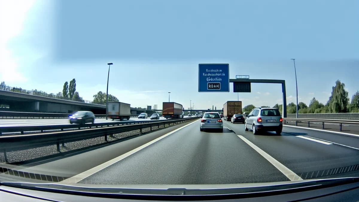 Autobahn Abstandsblitzer Messstelle Abstandsblitzer A66 Wiesbaden, km 27.00 (Richtung Rüdesheim) auf der A66 Richtung Rüdesheim