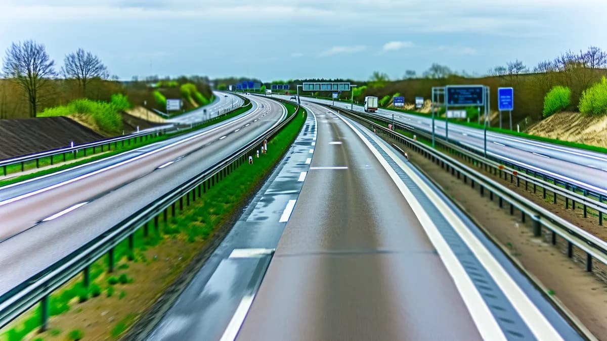 Autobahn Abstandsblitzer Messstelle Abstandsblitzer A6 Wolpertshausen, km 684.0, Richtung Heilbronn auf der A6